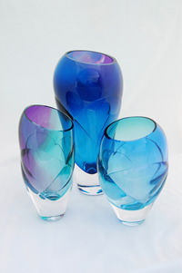 Blown Glass by Local Artist Justin Cavagnaro