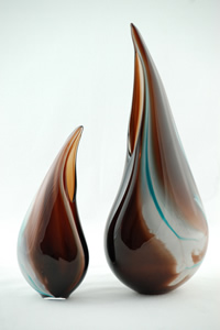 Original Glass Sculpture by Delaware Artist Justin Cavagnaro