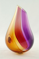 Original Blown Glass by Local Delaware Artist Justin Cavagnaro