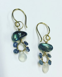 Original Earrings by local Jeweler Kim Cavagnaro