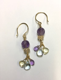 Original Hand-made earrings by Local Delaware Artist Kim Cavagnaro